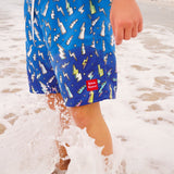 Glow In The Dark Magic Color Changing Swim Shorts For Kids | Swimwear Boy