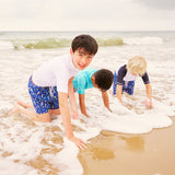 Glow In The Dark Magic Color Changing Swim Shorts For Kids | Swimwear Boy