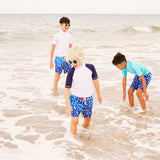 Glow In The Dark Magic Color Changing Swim Shorts For Kids | Swimwear Boy