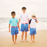 Glow In The Dark Magic Color Changing Swim Shorts For Kids | Swimwear Boy