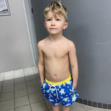 Glow In The Dark Magic Color Changing Swim Shorts For Kids | Swimwear Boy