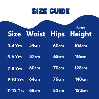 Glow In The Dark Magic Color Changing Swim Shorts For Kids | Swimwear Boy