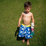 Glow In The Dark Magic Color Changing Swim Shorts For Kids | Swimwear Boy