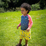 Glow In The Dark Magic Color Changing Swim Shorts For Kids | Swimwear Boy