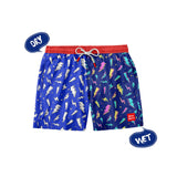 Glow In The Dark Magic Color Changing Swim Shorts For Kids | Swimwear Boy