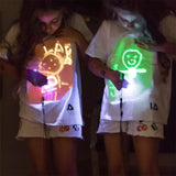 Glow In The Dark Super Glow In The Dark Kids T-shirts | Black