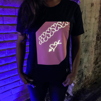 Glow In The Dark Super Glow In The Dark Kids T-shirts | Black