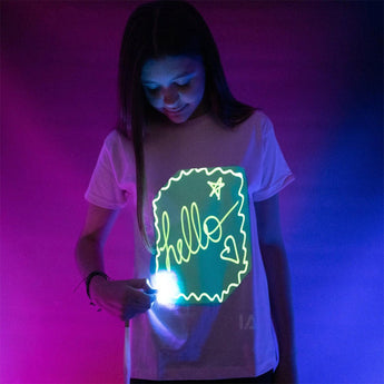 Glow In The Dark Super Glow In The Dark Kids T-shirts | Black