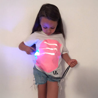 Glow In The Dark Super Glow In The Dark Kids T-shirts | Black