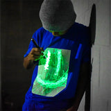 Glow In The Dark Super Glow In The Dark Kids T-shirts | Black