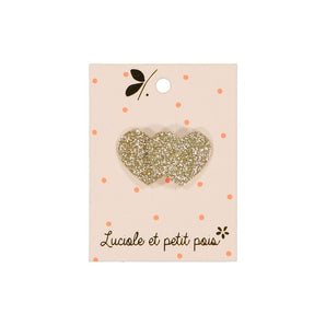 Mini Hearts Hair Clip Sparkle & Style