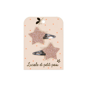 Glitter Star Hair Clips Celestial Sparkle For Your Style