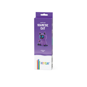 Hey Clay - Fluffy Pets Air-Dry Clay Kit for Creative Fun with Adorable Cat Designs