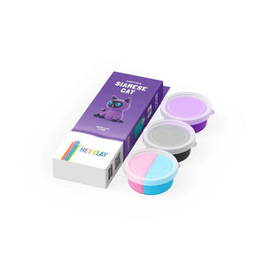 Hey Clay - Fluffy Pets Air-Dry Clay Kit for Creative Fun with Adorable Cat Designs