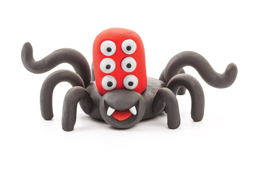 DIY Spider Plastic Creative Modelling Air-Dry Clay For Kids 3 Cans