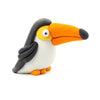DIY Birds: Toucan, Penguin, Peacock Plastic Creative Modelling Air-Dry Clay For Kids 6 Cans