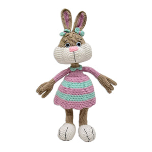 Happy Threads Handmade Jill the Bunny – Multicolor
