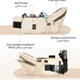 Hackerlily Ergonomic Hip Seat Baby Carrier with Storage