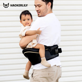 Hackerlily Ergonomic Hip Seat Baby Carrier with Storage