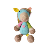 Happy Threads Handmade Crocheted Scout The Horse Soft Toy â€“ Multicolor | Soft Toys