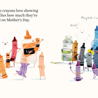 Harper Collins Publishers Happy Mother's Day From The Crayons â€” Children's Book For Kids | Books