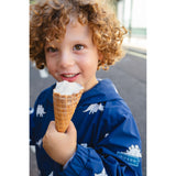 Holly And Beau Kids Color Changing Dinosaur Raincoat | Waterproof Fun Coat