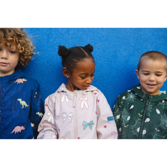 Holly And Beau Kids Color Changing Unicorn Raincoat | Waterproof Girls Coat