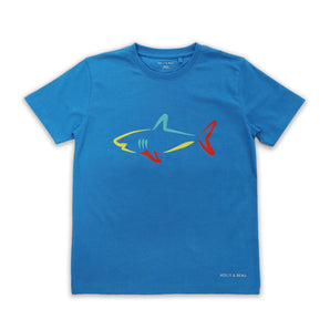 Holly And Beau Kids Shark T Shirt | Eco Friendly Uv Protection Swim Top