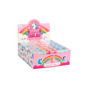 Unique Unicorns Mini Erasers-Display of 30