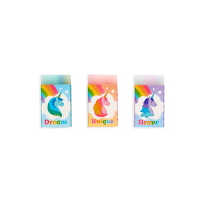 Unique Unicorns Mini Erasers-Display of 30
