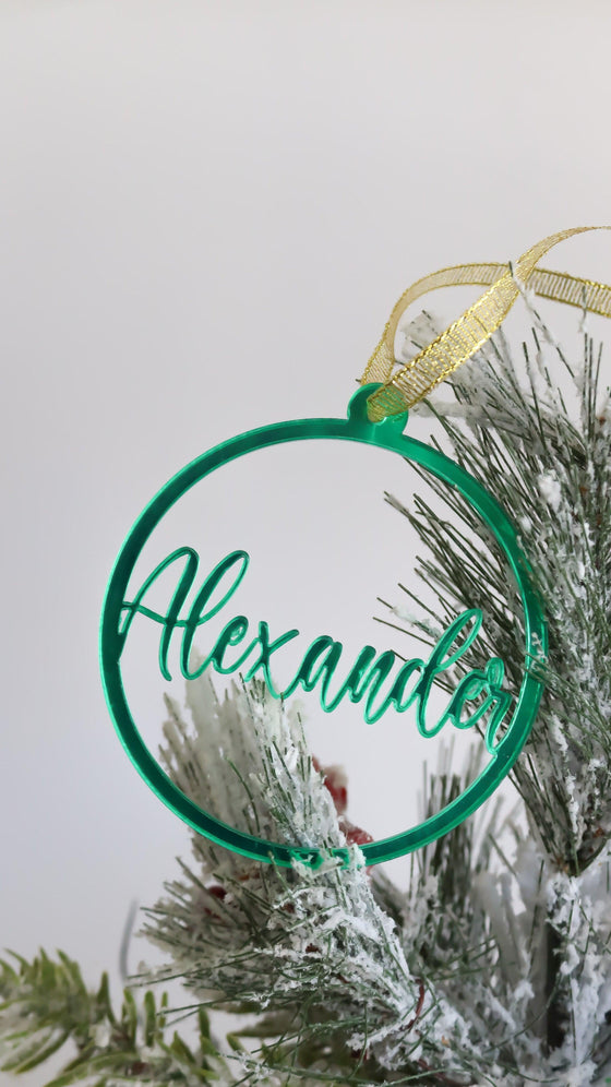 Personalized Christmas Bauble - My Little Thieves