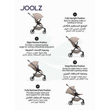 Joolz Hub2 Compact Stroller - Sandy Taupe