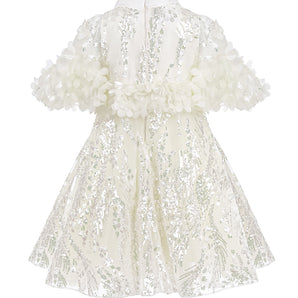 Junona Ethereal Girls Ivory Occasion Dress | Kids Fashion