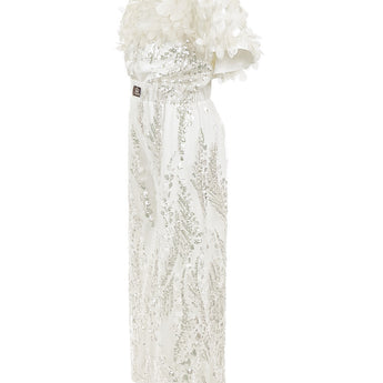 Junona Girls Ivory Occasion Jumpsuit | Kids Fashion