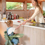 KAOS Klapp High Chair Recycled + Safety Rail + Food Tray