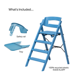 KAOS Klapp High Chair Recycled + Safety Rail + Food Tray