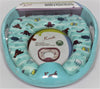 Cushion Potty Seat With Handle Blue