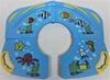 Baby Folding Potty Seat with Non- Slip Materials Blue