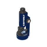 Blue microscope with 'Kidiwolf' branding on a white background