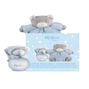 Kaloo Maxi Gift Set Blue Scented Water 95ml + Bear Plush Toy