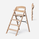 Kaos Klapp Highchair Oak | Premium Wooden Kids Feeding Chair