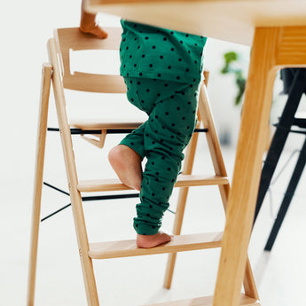 Kaos Klapp Highchair Oak | Premium Wooden Kids Feeding Chair