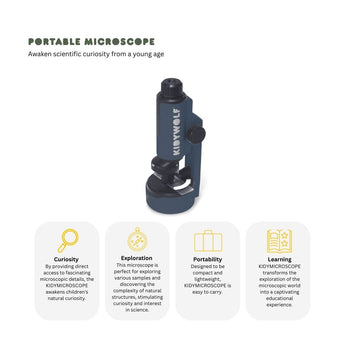Kidywolf Kidymicroscope Portable Kids Stem Microscope
