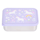 Stainless Steel Kids Lunch Box - Unicorn dreams
