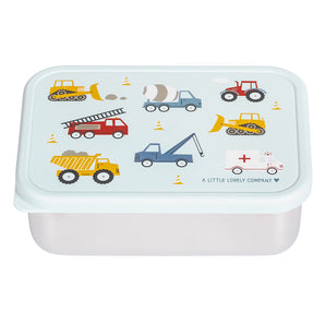 Stainless Steel Kids Lunch Box - Vehicles