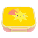 Square Lunch Box 3 Compartments - Shooting star