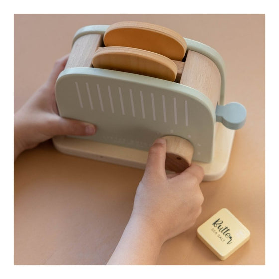 Wooden Toaster Set