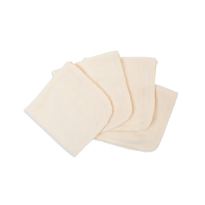 Organic Cotton Face Cloths (4-Pack)