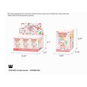 Labubu Crybaby Crying Again Series Box Of 6 | Toys