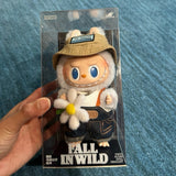 Labubu x Fall In The Wild Vinyl Plush Doll Pendant Keychain